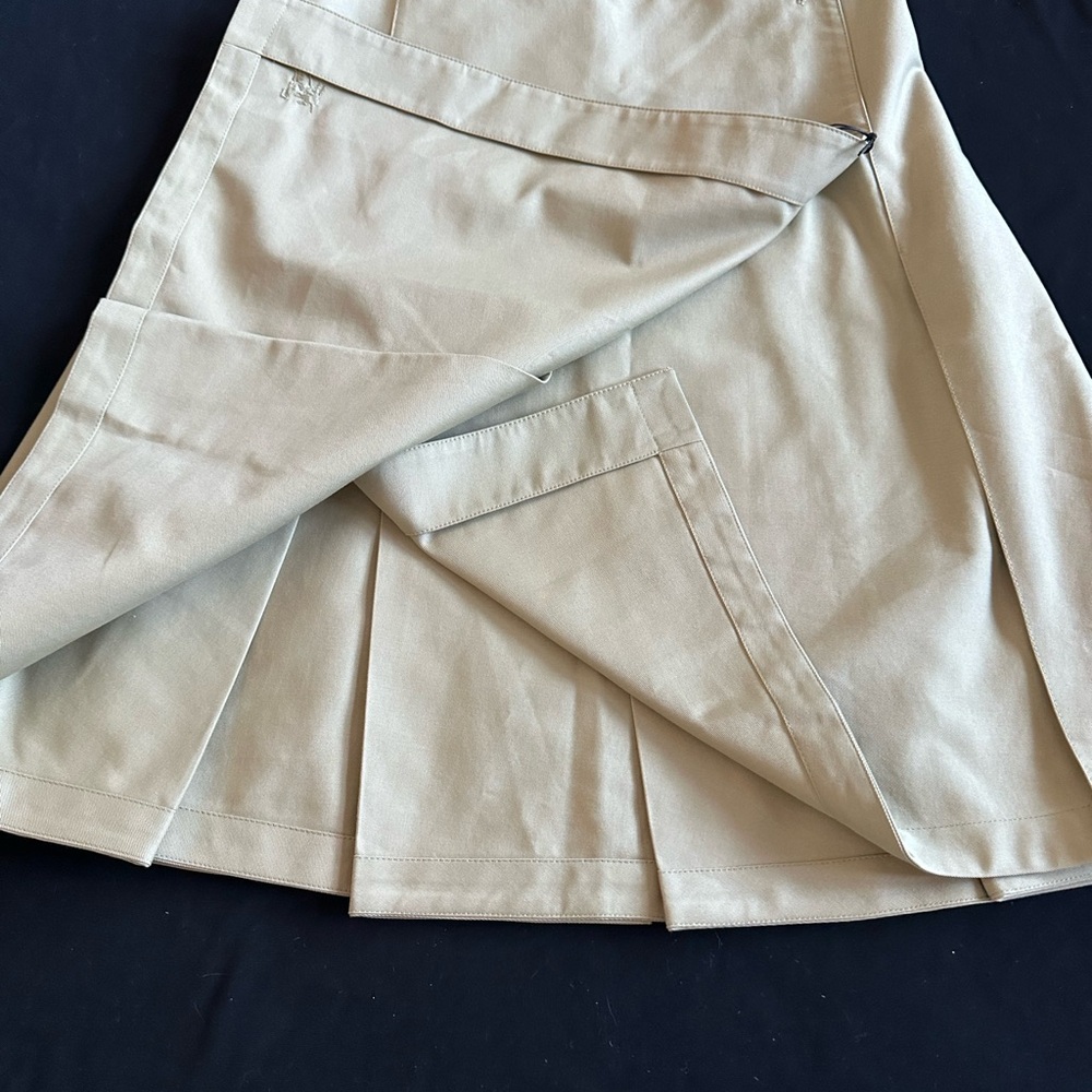 Burberry uniform Light Sage called Hunter green by Burberry A-Line Skirt size 10 - Picture 2 of 16